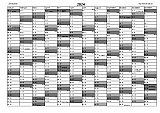 Kalender 2024 ausdrucken, 8 kB